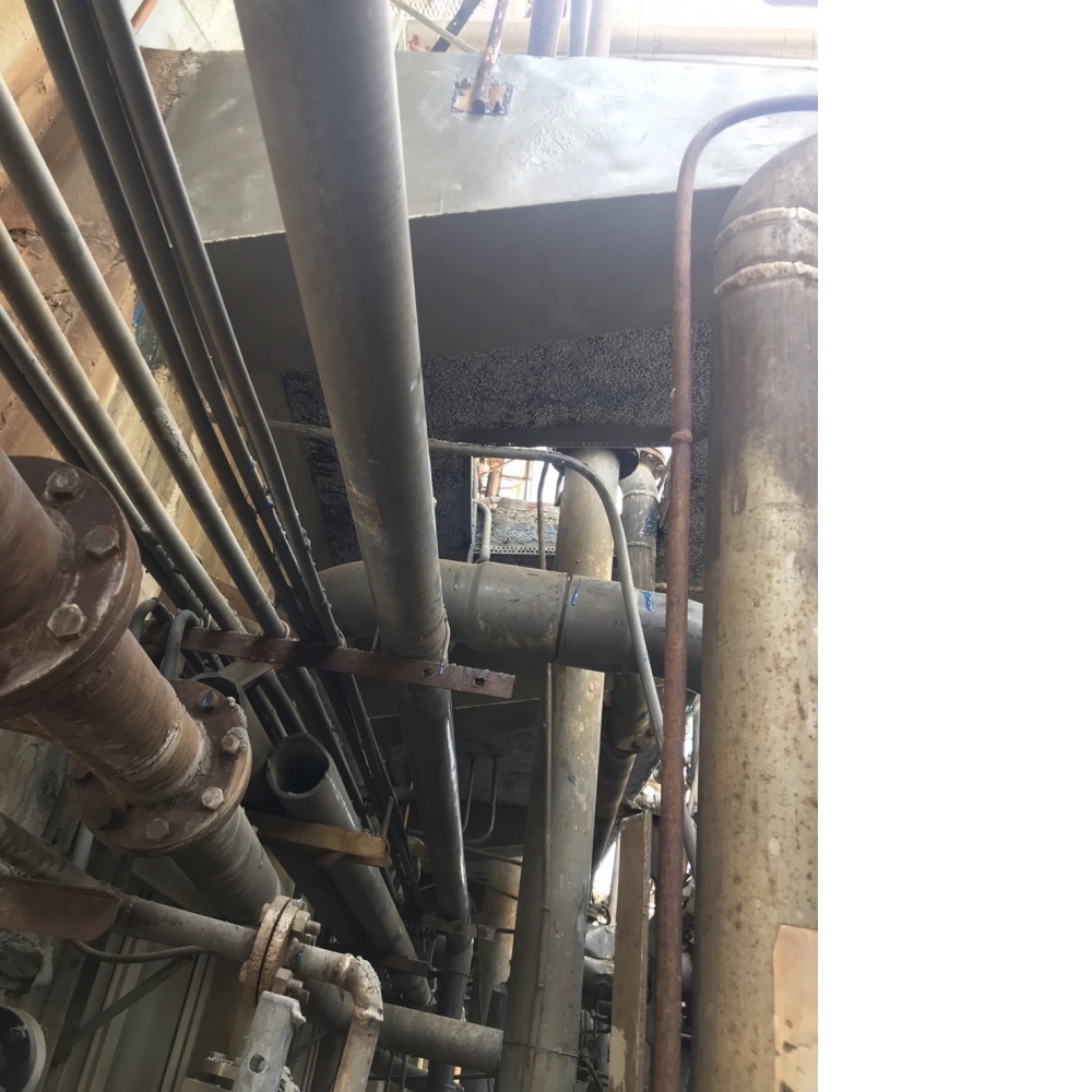 桃園觀音中華化工廠_水泥1比2粉光和油漆完成