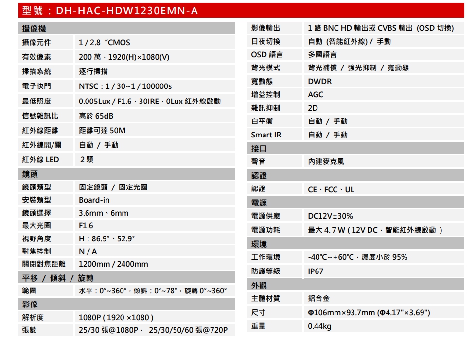 DH-HAC-HDW1230EMN-A