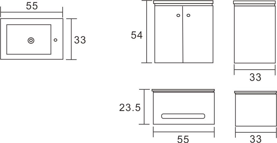 弧型櫃(黑色)-貨號:FC-022(黑)