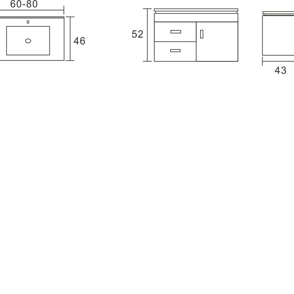 陶瓷鋼烤浴櫃組-貨號:FC-227W(60) FC-227W(80)