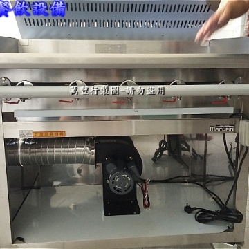 2.9尺立式煎台-抽風，落地型煎台2尺9煎台 煎台+抽風罩