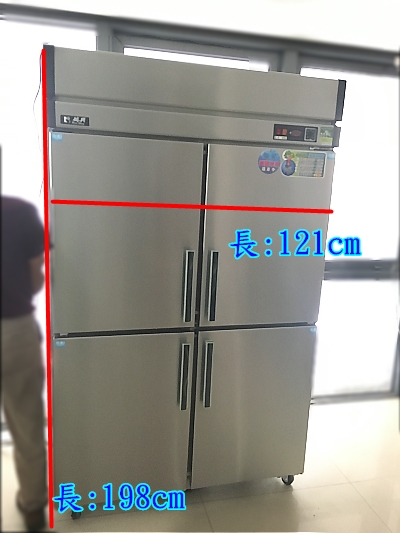 萬豐餐飲設備 全新 節能4門冰箱-管冷 (全冷凍) 四門冰箱 冷凍庫 冷凍冰箱 台灣製瑞興 隱藏式管