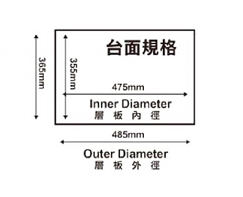 萬豐餐飲設備 全新 輕巧型三層(空車)推車 送餐車 活動推車 手推車房務車工具車團膳車輕量搬運車 便