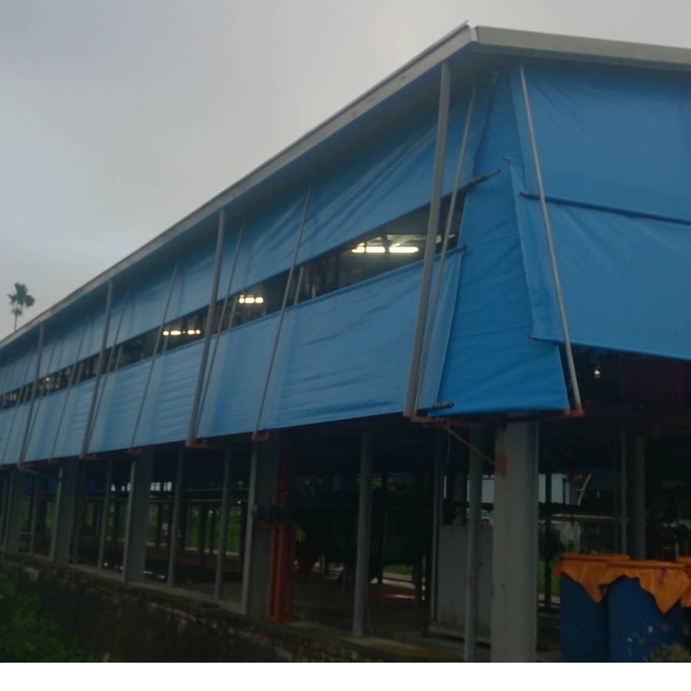 捲揚式垂直簾-蓄牧場