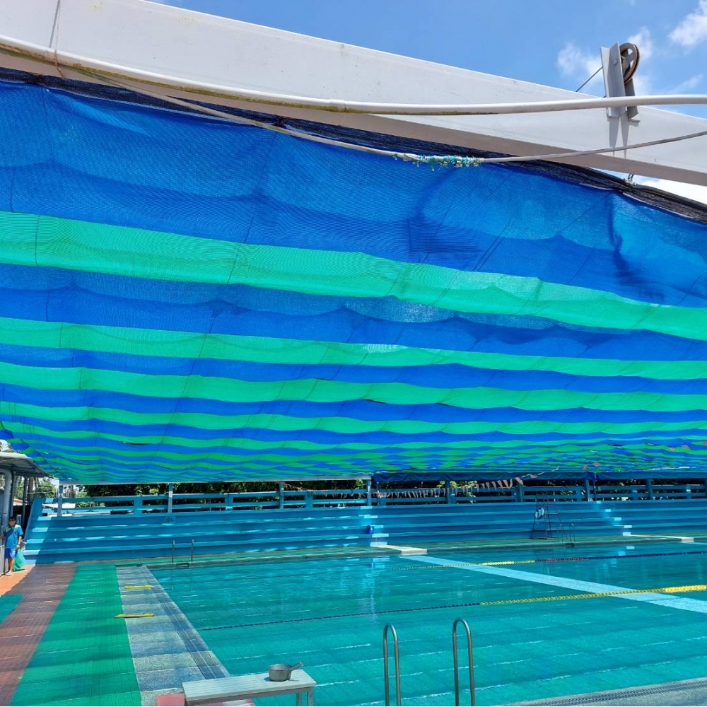 馬達驅動彩色遮陽網