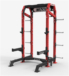 MK-49半框POWER RACK（紅色）